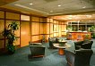 A custom reception desk and custom office furniture