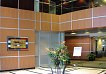 Lobby entrance featuring custom architectural millwork